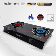 Hulmers - Tempered Glass Gas Cooker Infrared Burner Gas Stove Cooktop Gas Saving Dapur Gas Kaca
