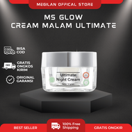 Cream Wajah Flek MS GLOW Ultimate Night Cream  - Ms Glow Cream malam ultimate - MSGlow krim malam ultimate - MS Glow untuk wajah Flek original