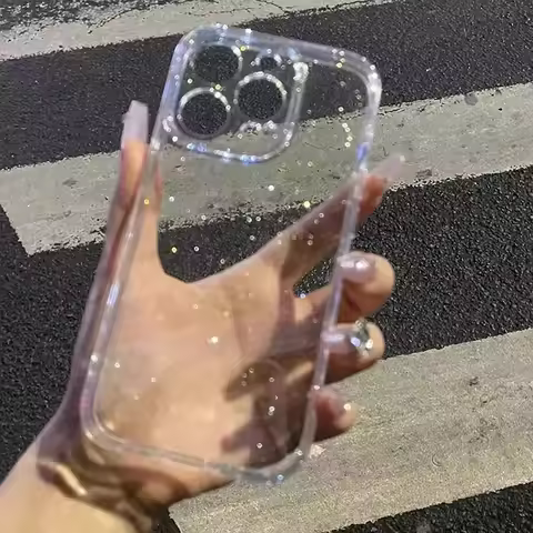 Bling Glitter Phone Case For Samsung S26 Ultra S25 S24 S23 A57 A16 A16 A56 A54 A53 A36 A37 A17 A18 A