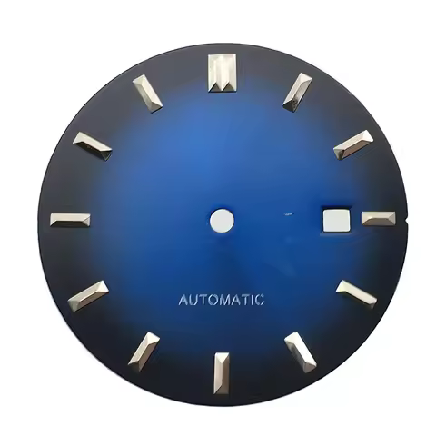32.8mm Black Blue Watch Dial Fit for Mingzhu 2813 8200 Single Calendar Dial for 8215 Movement Watch
