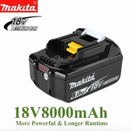 แบตเตอรี่ Makita เดิม BL1860 BL1850B BL1850 BL1840 BL1830 ไขควงแบตเตอรี่ & Charger 18 V เปลี่ยนแบตเต