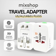 mixshop Worldwide Universal Travel Adapter/US UK EU AU Adapter