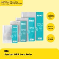 PLASTICsampul buku BENING OPP GLUEBIG FOLIO SIZE 1003