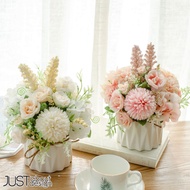 🔥 Bunga Plastik Hiasan Pokok Bunga Hiasan Meja Artificial Flower with Pot Gubahan Bunga Tiruan