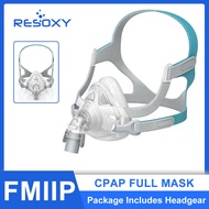 Resoxy CPAP Mask High Quality Oral Nasal Breathing Mask with Headgear Frame Head Face Sleeping Aids for CPAP/BiPAP/APAP