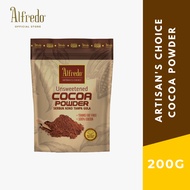 【READY STOCK】ALFREDO ARTISAN'S CHOICE STAND POUCH UNSWEETENED COCOA POWDER 200G