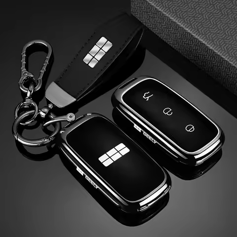 Car Key Case Cover for Geely Galaxy L6 Keycase L7 MAX Plus AIR PRO Galaxy M9 Max E8 E5 Original Car