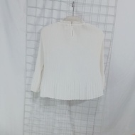 Love Bonito white Pleated Top