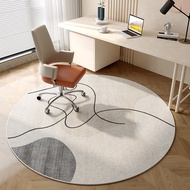 round Carpet Computer Chair Floor Mat Living Room Bedroom Swivel Chair Protection Mat Study Home Chair E-Sports Chair 00