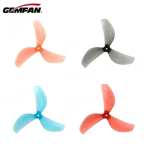 8PCS Gemfan 45mm 3-Blade PC Propeller T-Mount 1mm 1.5mm 0805 Motor For RC FPV Racing Freestyle Tinyw