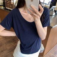 76328 Modal Skin-Friendly Soft Short-Sleeved T-Shirt Top