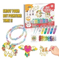 DIY Creative Crystal Pendant Toys Arts and Craft Kits for Kids