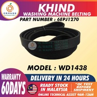 BELTING 6EPJ1270 WD1438 KHIND RUBBER DRYER BELT Mla10