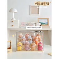 Labubu Display Box Transparent labubu Dust Cover Doll Doll Pendant Display Stand Vinyl Doll Display 