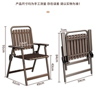 39bD ชุดโต๊ะกาแฟและชาในสวน เก้าอี้หวายพับได้ใหม่ เก้าอี้นั่งสบายสำหรับนั่งนาน D7V4T