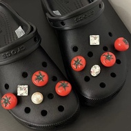 Tomato-Shaped Shoe Buckle - Creative 3D Detachable Accessory | 26.1cm x 27cm