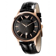 Emporio Armani Ga Monocular Rose Golden Leather Watch 【 Nap Tainan 】 Emporio Armani Ga