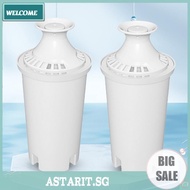 2PCS Mineral Alkaline Water Pitcher Filter Longlast for Brita Pitcher Dispenser