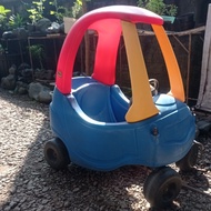 Mobil Little Tikes Biru Preloved Anak Playground PAUD