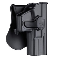 OWB Holster for Glock 17 19 19X 22 23 31 32 (Gen 1-5) / Airsoft Glock 17 19 - Index Finger Released 