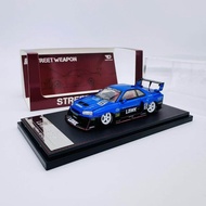 SW 1 64 Mô Hình HợP Kim Nissan Skyline GT-R er34 lbwk siêu bóng xe hơi mô hình