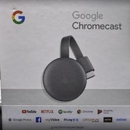 全新未拆封 GOOGLE CHROMECAST 3 V3 第三代 HDMI 電視棒 媒體 影音串流 WIFI