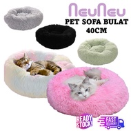 (READY STOCK)TILAM KUCING PET SOFA KATIL KUCING TILAM KUCING PET SOFA BULAT 40CM TEMPAT TIDUR KUCING