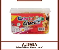 ALI BABA COLOURFUL COIN CHOCOLATE 300PCS (480G)