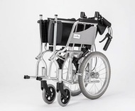 輪椅99%新。高端鋁合金超輕便攜折疊