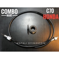 HONDA C70 METER CABLE AND METER GEAR COMBO SET HIGH QUALITY