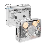 Portable Cassette Tape Player Cassette Player Transparent Shell USB Cassette Capture to MP3 Format t