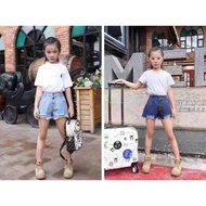 Korean fashion denim shorts for girls/summer shorts for kids