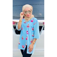 Loose T-Shirt 3D ViraL(Lengan 3Suku)