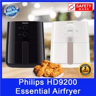 Philips HD9200 Essential Airfryer. Available in Whitee/Grey and Black. Fry with up to 90% Less Fat. 2 Year Warranty.
