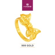 HABIB 999/24K Yellow Gold Ring 9GR00800325