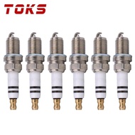 TOKS 6 PCS 06E905611 0241240643 Iridium Spark Plug For Audi A5 3.2L S4 A6 2.8L Quattro S6 A7 A8 Q5 R