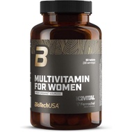 Multivitamin Organik Wanita BioTechUSA |       13 jenis vitamin aktif |       5 jenis unsur sulfur o