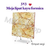 [READY STOCK ]Meja lipat formica 3x3 / 2x3