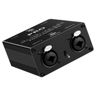 Audio Isolator Audio Current Eliminator XLR 6.5 Permalloy Isolator มิกเซอร์ถ่ายทอดสดมิกเซอร์ไมโครโฟน