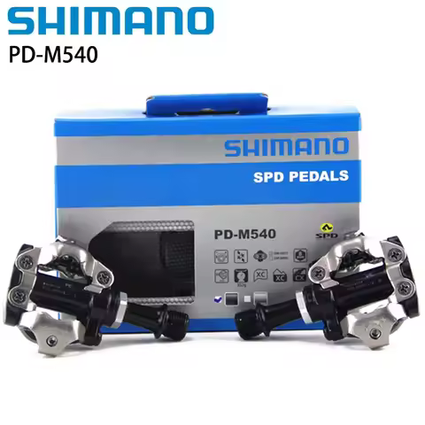 SHIMANO PD-M540 SPD MTB Dual-Sided Self-Locking Pedals Lightweight Durable Sealed Bearings Anti-Slip