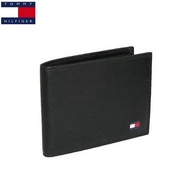Tommy Hilfiger กระเป๋าสตางค์หนัง0091-4891สีดำของแท้100%
