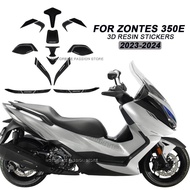 For Zontes 350e 350E 350 E 2023 2024 decoration kit body protection motorcycle accessories stickers 