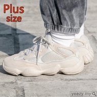 Plus size UK12 12.5 Sneaker retro YZY "Bone White" FV3573 Unisex jogging shoes