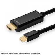 UGREEN Mini DP Male to HDMI Cable 4K 3meter (Black)