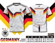 เสื้อบอลพิมพ์ลาย สโมสรฟุตบอล เยอรมัน  สีขาว GERMANY