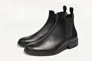 [TATHANIUM Footwear] Giày Chelsea boot nam màu đen da bò trơn - Second revision