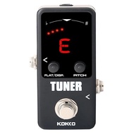 Gitar Elektrik Blok Tunggal KOKKO TUNER MINI Pedal Tuner FTN2 Twelve平均律 Tuner