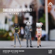 MOREART 1/64 CARTOON AVATAR FIGURE OF 3