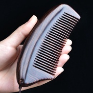 Natural Ebony Wood Comb Red Peach Wood Comb Boy Girlfriend Gift Head Massage Comb Lettering Comb Hot