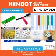 Paper Thermal Cable Label Sticker Niimbot D11 / D110 Refill Label - Cable